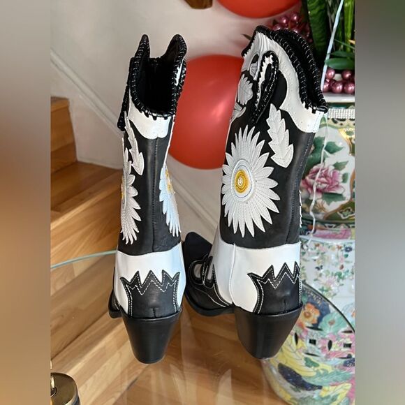 Free People c Jeffrey Campbell Conlon Cowboy Boots - Picture 7 of 8